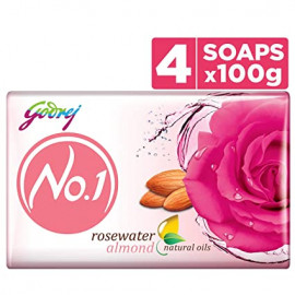 Godrej No-1 Rose Soap 4*100Gm
